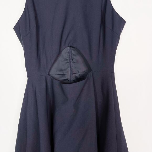 Elizabeth and James Size 4 Navy Blue Abella Cut Out Fit and Flare Dress Cocktail - Picture 5 of 11